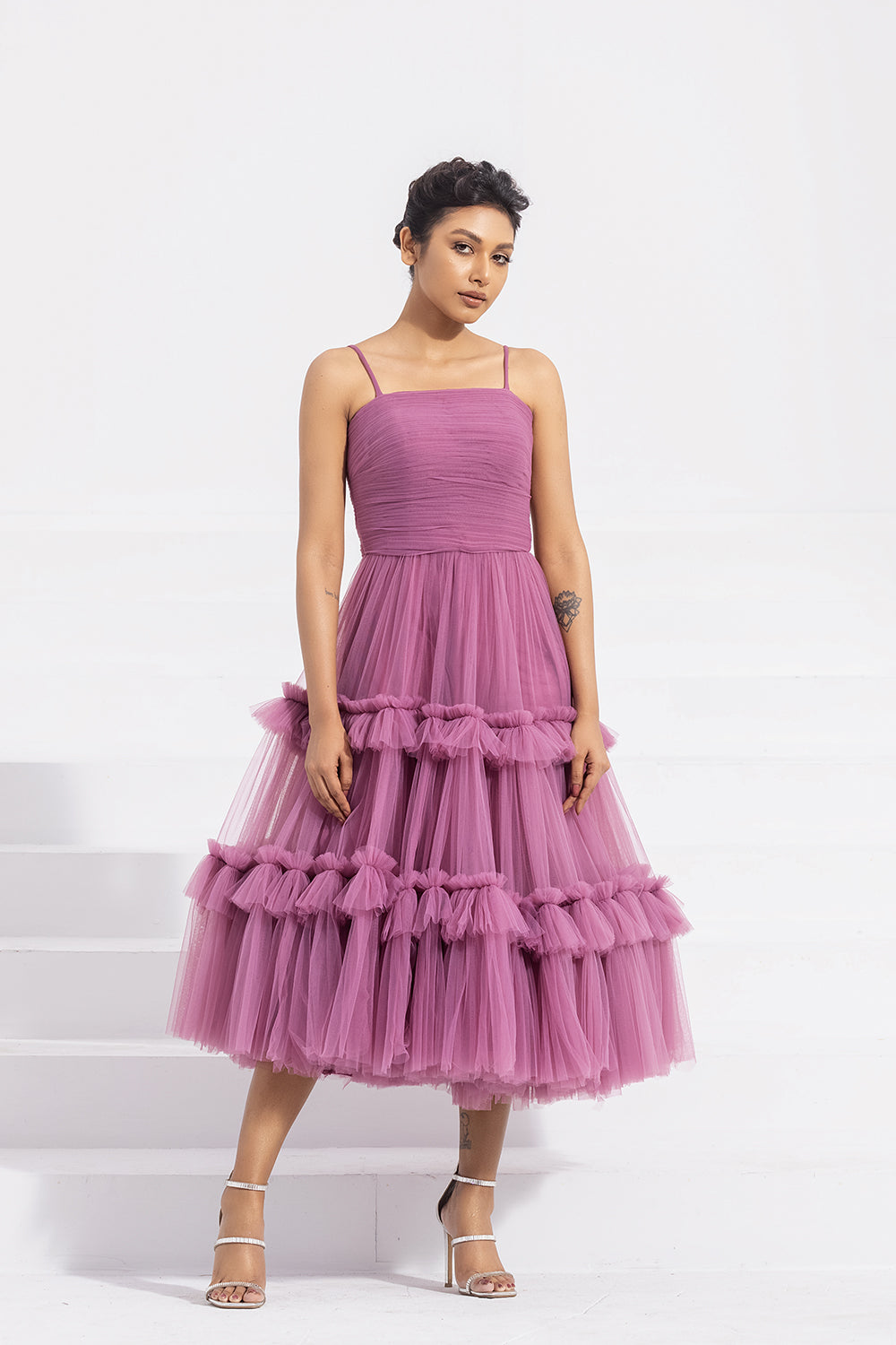 Mauve Tiered Ready to Wear